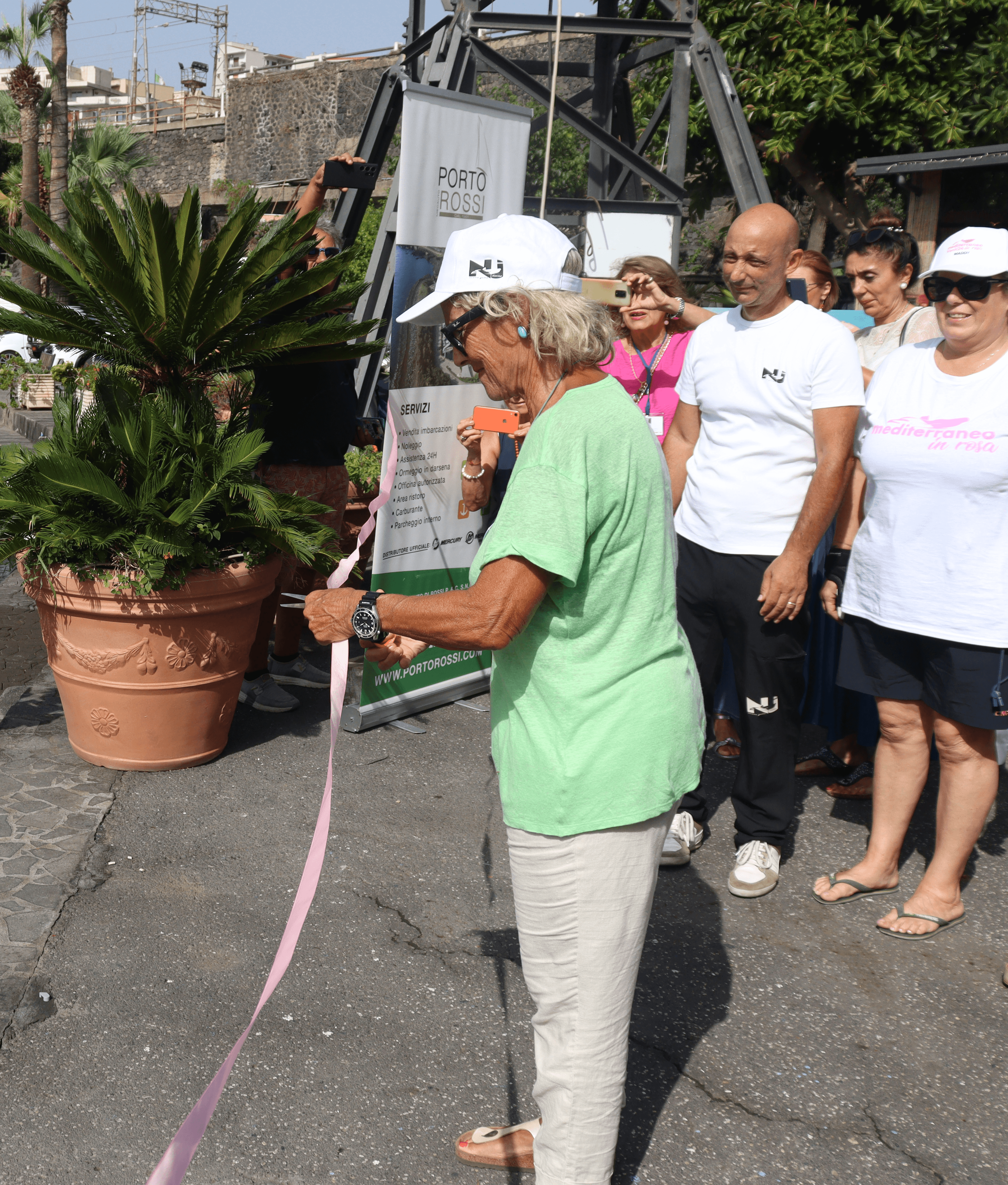 Patrizia Maiorca, madrina del raid - Raid gommone Mediterraneo in Rosa